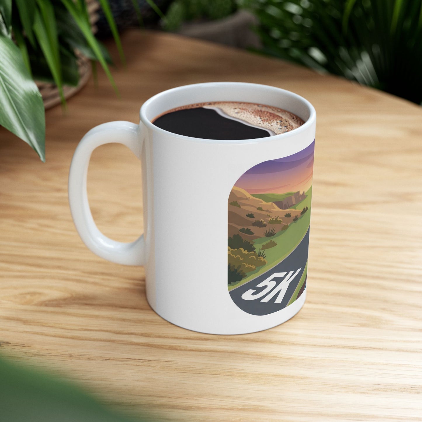 Personalized Runners Coffee Mug - 5K, 10K, Half, and Full Marathon - Motivational Running Gift