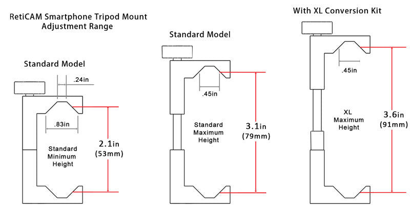 RetiCAM Smartphone Tripod Mount