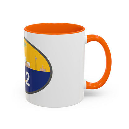 Personalized Sydney Marathon Coffee Mug, 26.2 Marathon Gift for Runners, Accented Tea Cup, 11oz