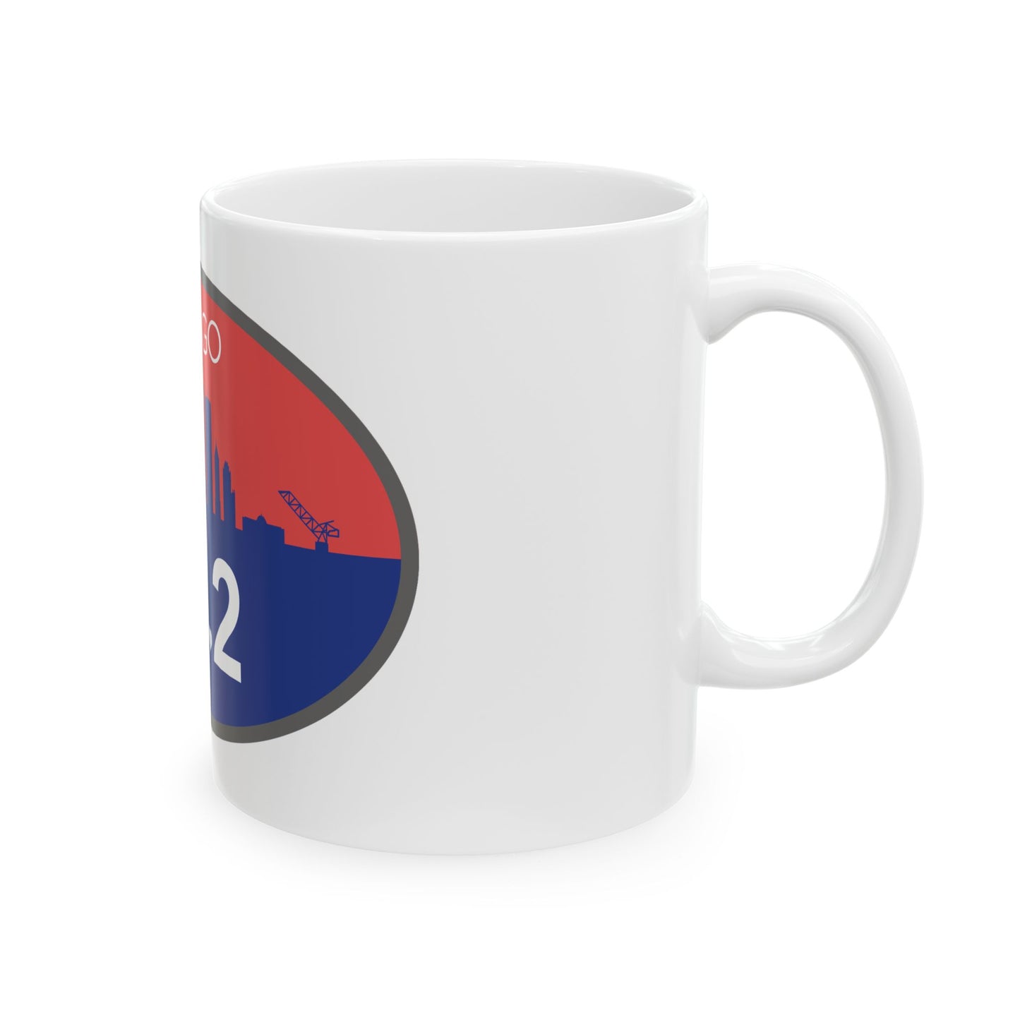 Chicago 26.2 Coffee Mug for Marathon Runners, NYC Marathon Gift, Ceramic Tea Cup, Finisher Souvenir, Made in USA, 11oz