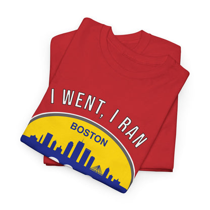 Boston Marathon 2026 Shirt - I Went I Ran I Came Back 26.2 T-Shirt - Funny Runner Finisher Gift