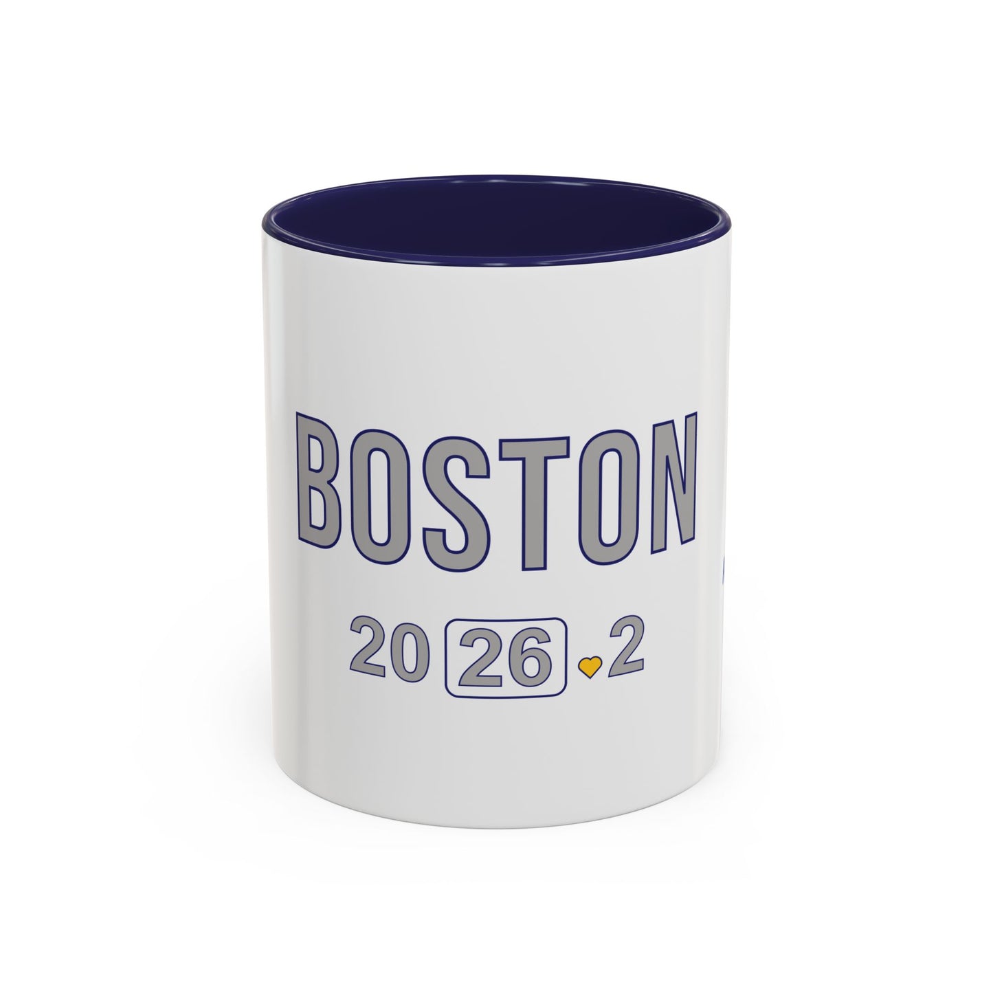 Personalized Boston Marathon 2026 Coffee Mug, 26.2 Runner Gift, Accented Tea Cup, Made in USA