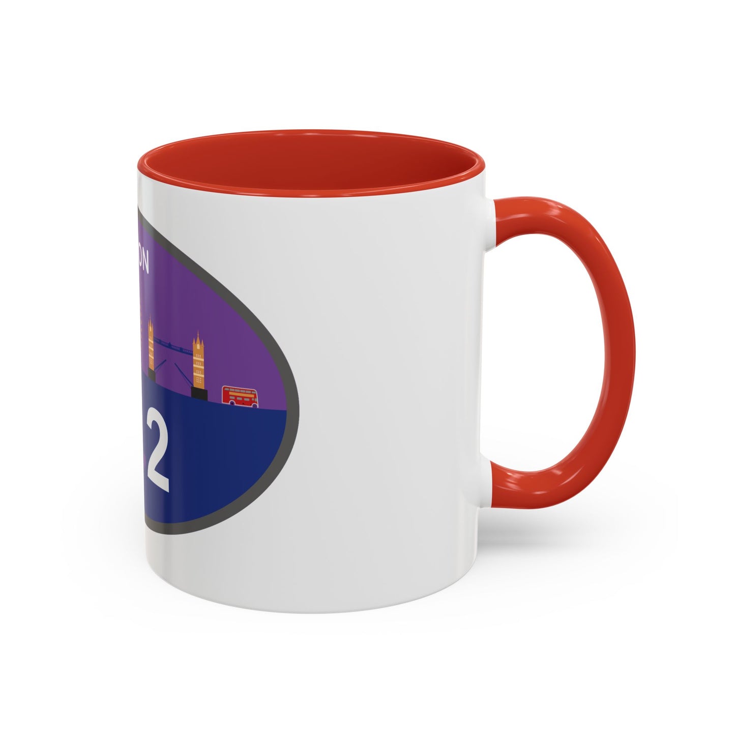 Personalized London Marathon Coffee Mug, 26.2 Marathon Gift for Runners, Accented Tea Cup, 11oz