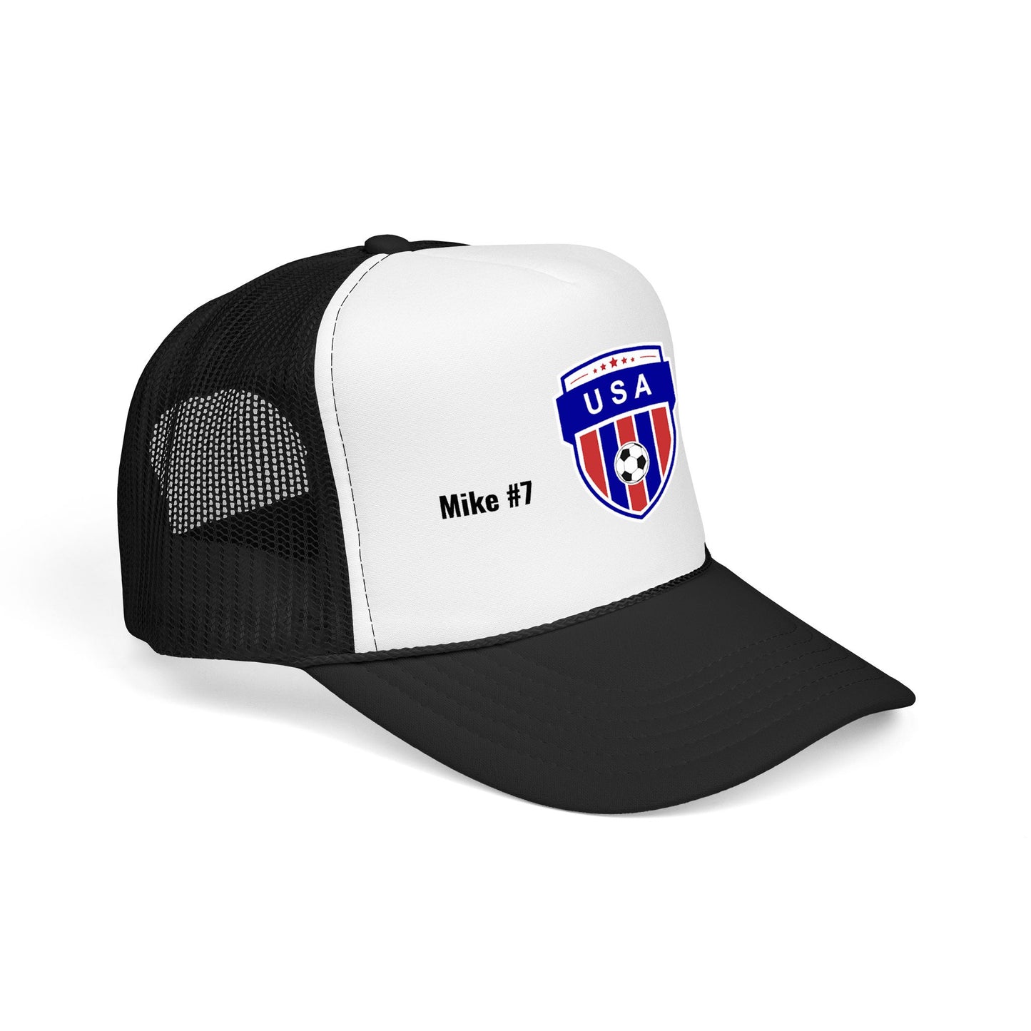 Personalized USA Soccer 2026 Hat - Meshed Trucker Hat Custom Football Fan Gear Sports Cap