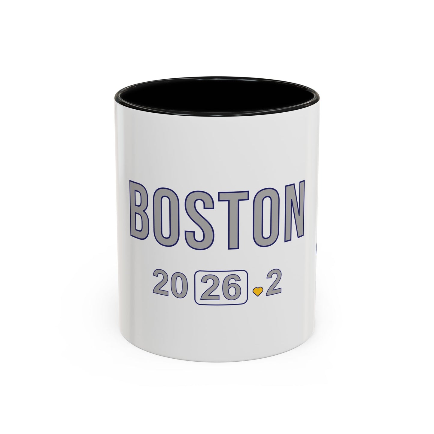 Personalized Boston Marathon 2026 Coffee Mug, 26.2 Runner Gift, Accented Tea Cup, Made in USA