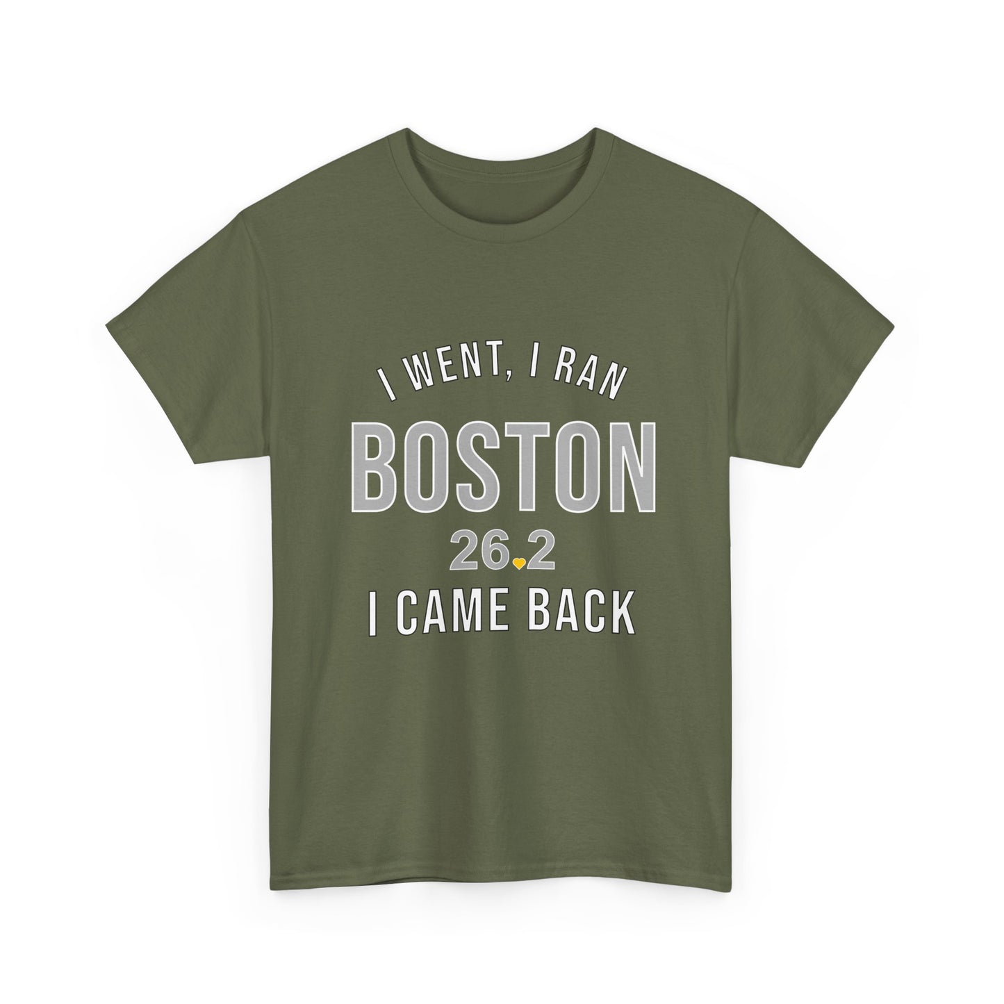 Boston Marathon Shirt - I Went I Ran I Came Back 26.2 T-Shirt - Funny Runner Finisher Gift