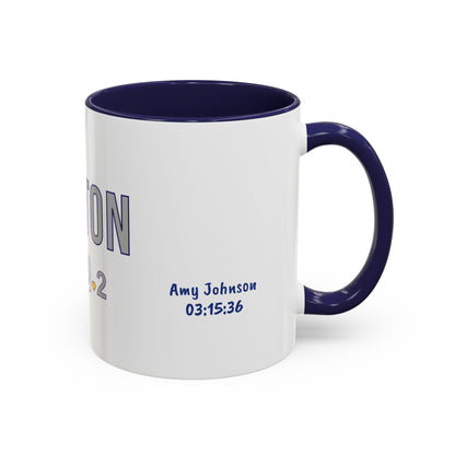 Personalized Boston Marathon 2026 Coffee Mug, 26.2 Runner Gift, Accented Tea Cup, Made in USA