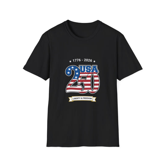 USA 250 Anniversary T-Shirt | Patriotic 1776-2026 Liberty & Freedom Shirt