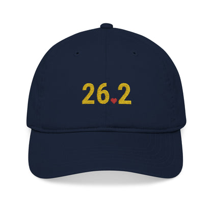 Embroidered Marathon Hat - 26.2 Runner Gift Baseball Cap with Embroidery