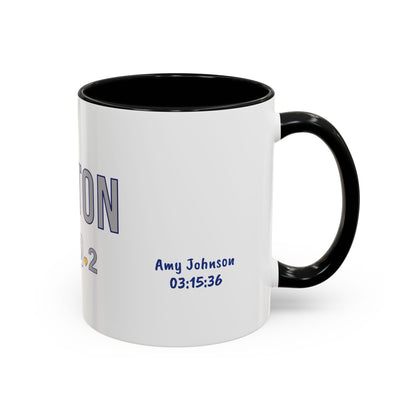Personalized Boston Marathon 2026 Coffee Mug, 26.2 Runner Gift, Accented Tea Cup, Made in USA