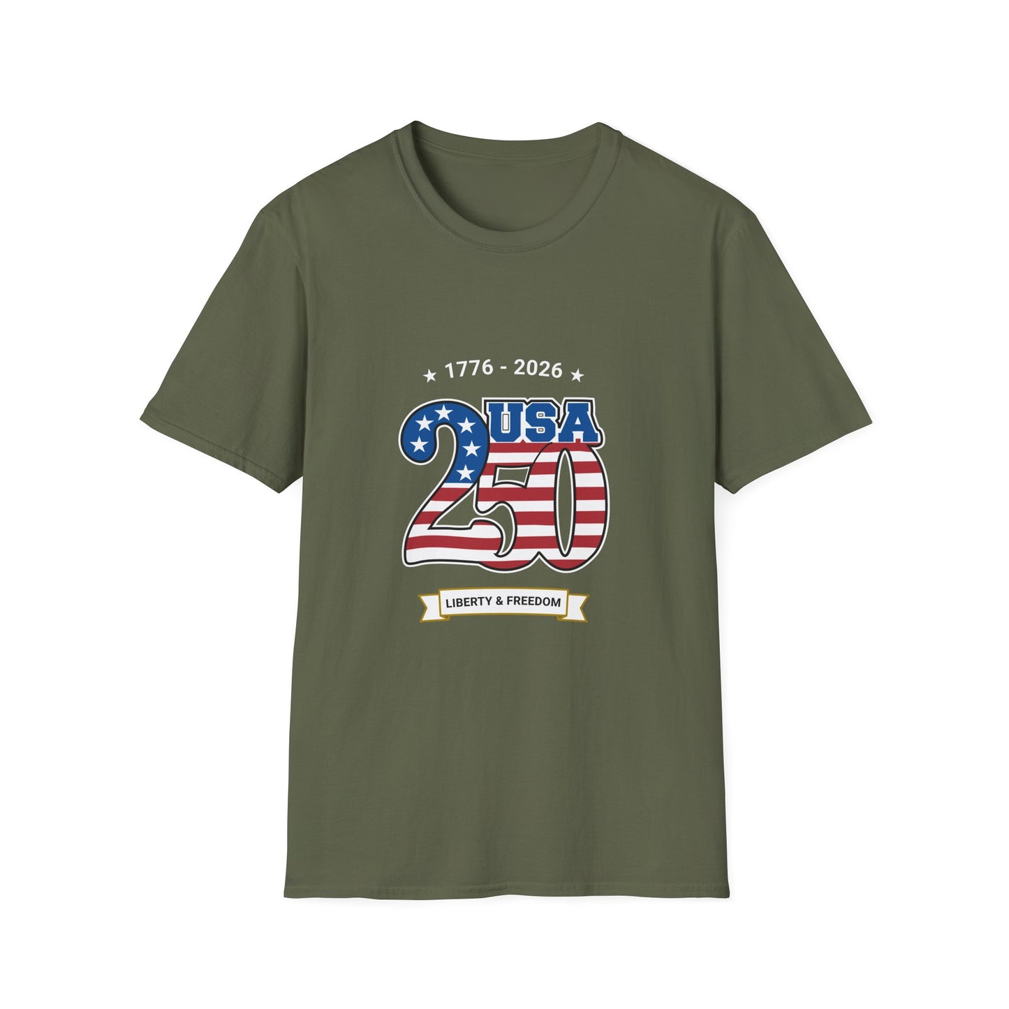 USA 250 Anniversary T-Shirt | Patriotic 1776-2026 Liberty & Freedom Shirt
