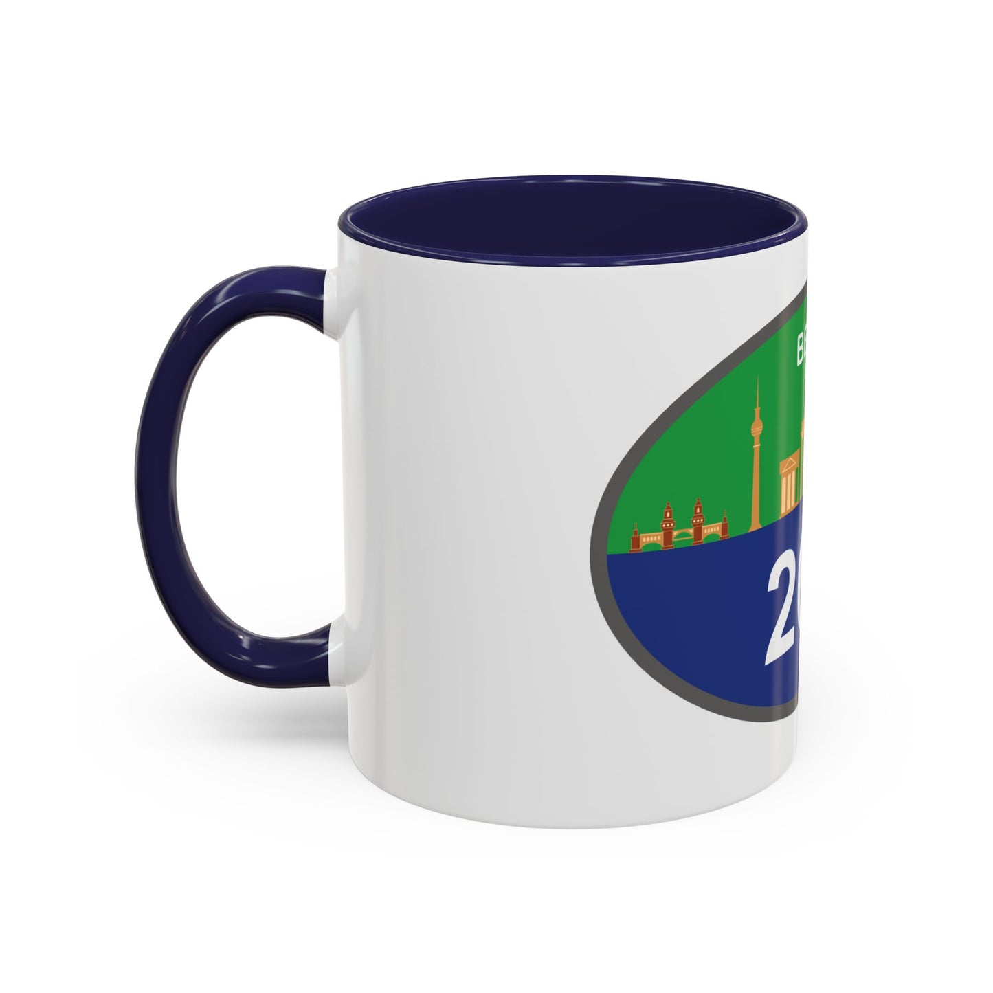 Personalized Berlin Marathon Coffee Mug, 26.2 Marathon Gift for Runners, Accented Tea Cup, 11oz