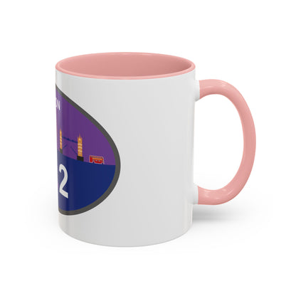 Personalized London Marathon Coffee Mug, 26.2 Marathon Gift for Runners, Accented Tea Cup, 11oz