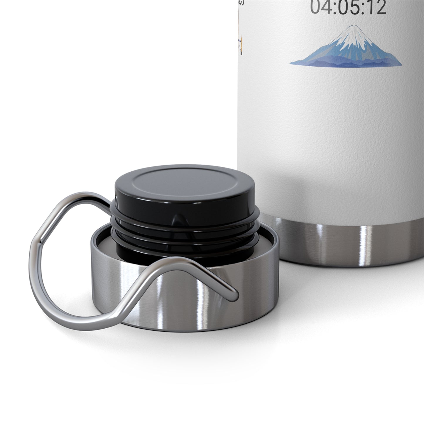 Personalized 6+ Star Marathon Water Bottle, 22oz Stainless Steel Copper Insulated - Custom Finish Times for Boston, NYC, Tokyo & More