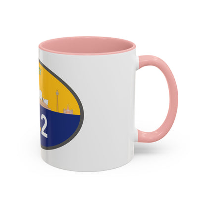 Personalized Sydney Marathon Coffee Mug, 26.2 Marathon Gift for Runners, Accented Tea Cup, 11oz