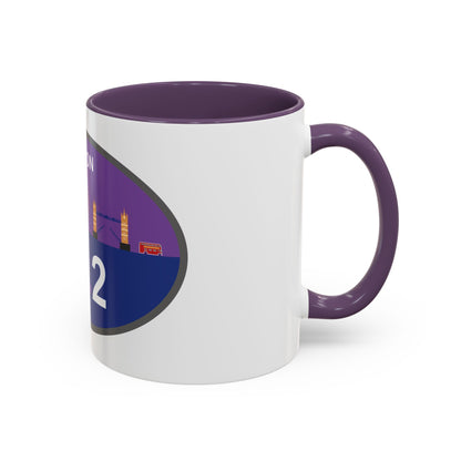 Personalized London Marathon Coffee Mug, 26.2 Marathon Gift for Runners, Accented Tea Cup, 11oz