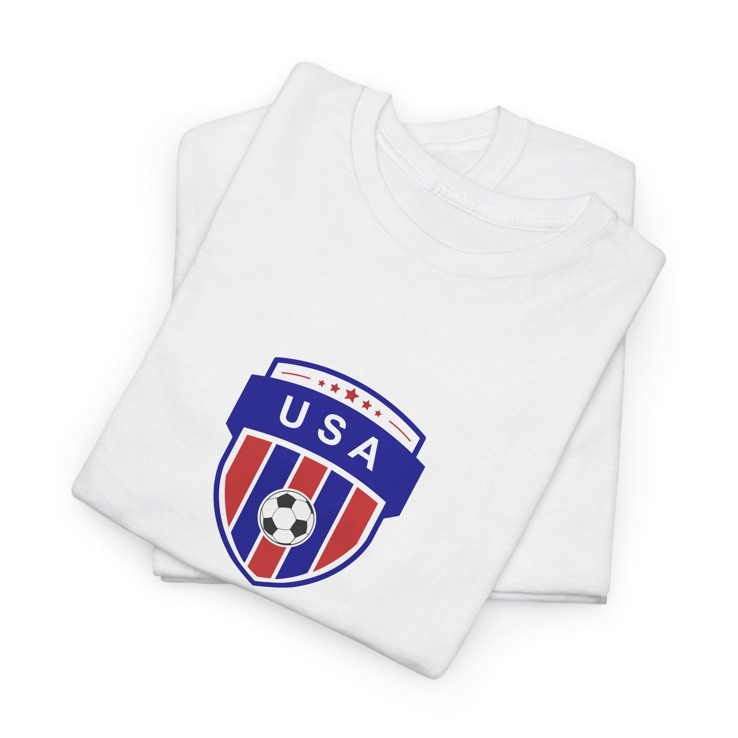 USA Soccer 2026 T-Shirt - Football Fan Team US Crest American Flag Tee