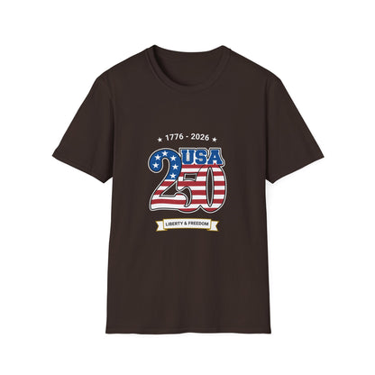 USA 250 Anniversary T-Shirt | Patriotic 1776-2026 Liberty & Freedom Shirt