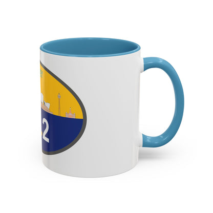 Personalized Sydney Marathon Coffee Mug, 26.2 Marathon Gift for Runners, Accented Tea Cup, 11oz