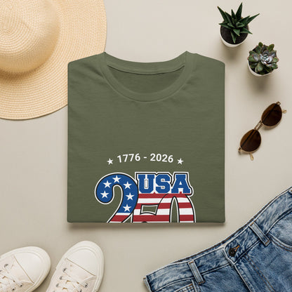 USA 250 Anniversary T-Shirt | Patriotic 1776-2026 Liberty & Freedom Shirt