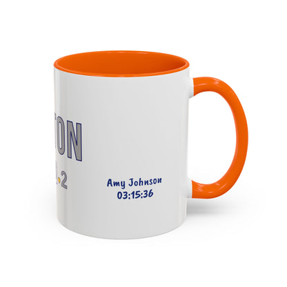 Personalized Boston Marathon 2026 Coffee Mug, 26.2 Runner Gift, Accented Tea Cup, Made in USA