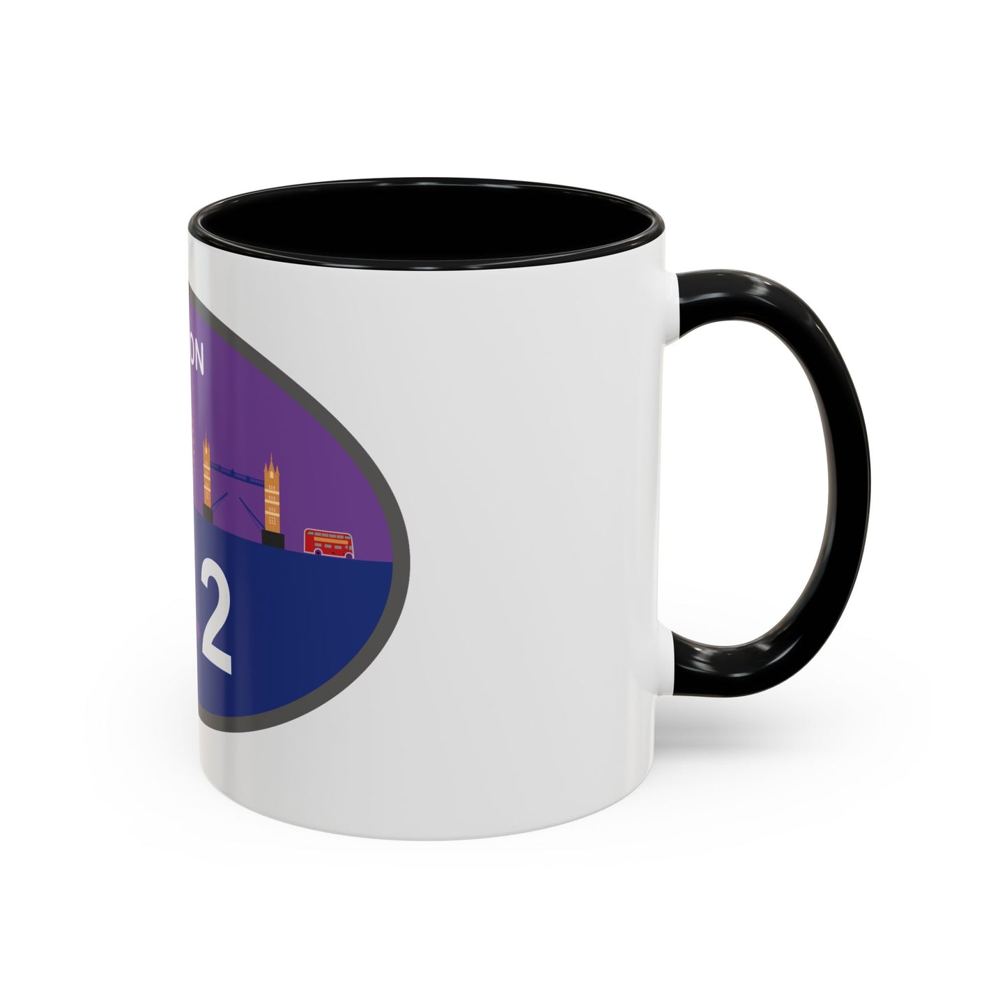 Personalized London Marathon Coffee Mug, 26.2 Marathon Gift for Runners, Accented Tea Cup, 11oz