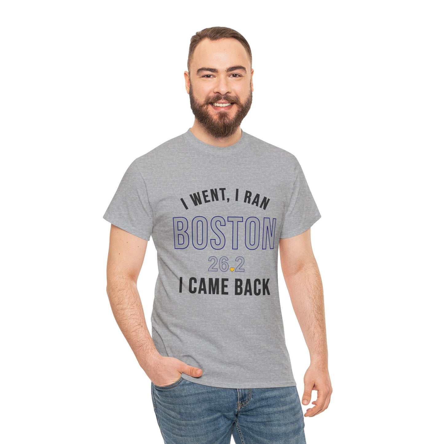 Boston Marathon Shirt - I Went I Ran I Came Back 26.2 T-Shirt - Funny Runner Finisher Gift