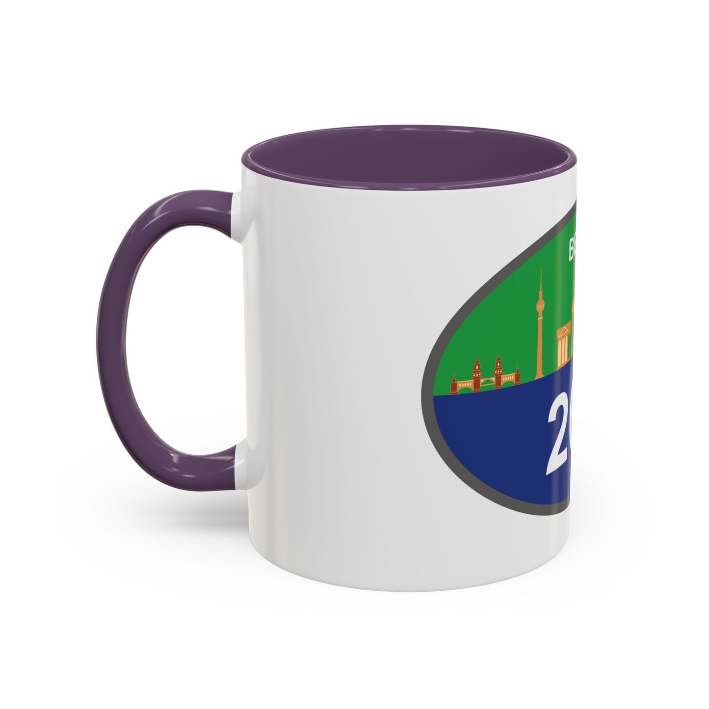 Personalized Berlin Marathon Coffee Mug, 26.2 Marathon Gift for Runners, Accented Tea Cup, 11oz