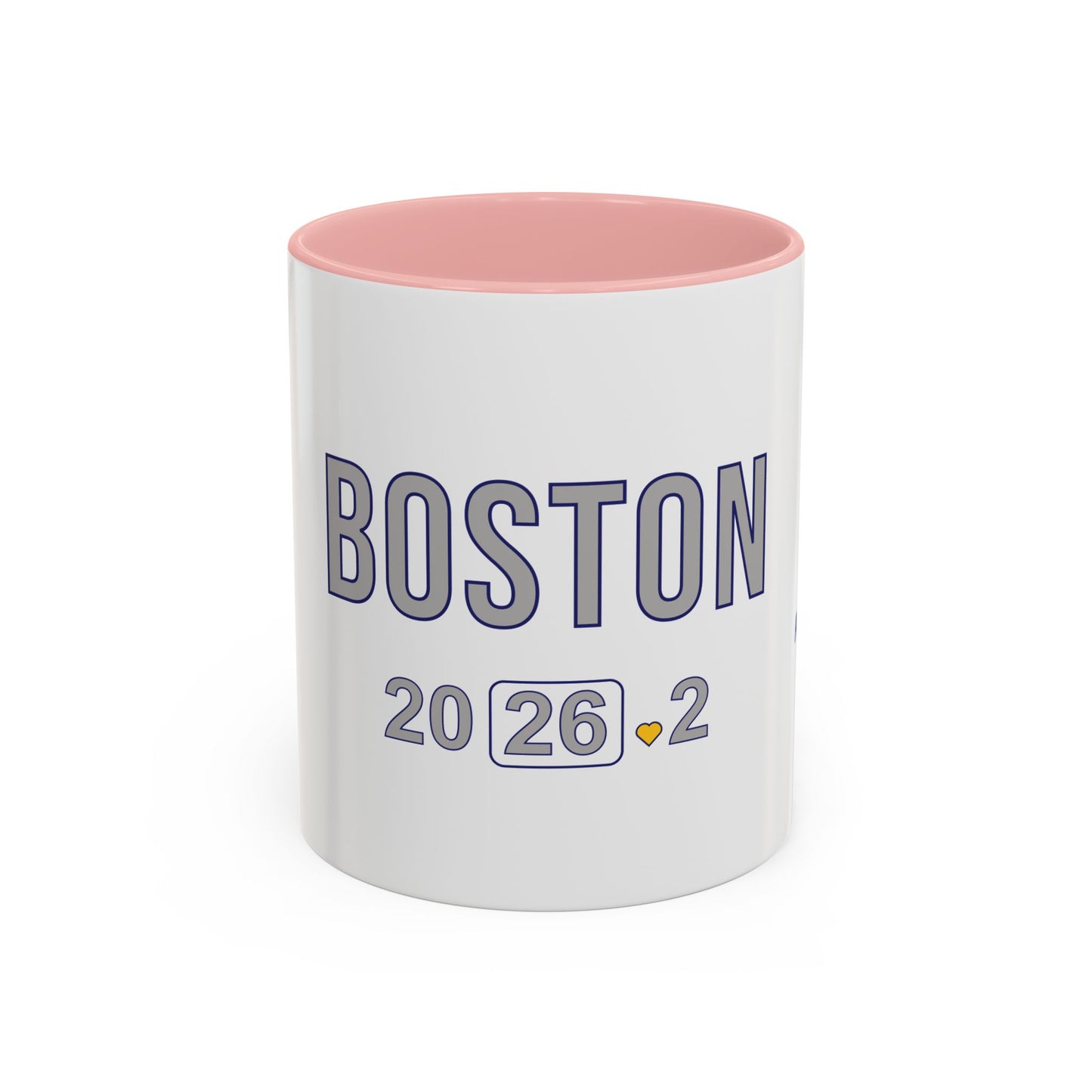 Personalized Boston Marathon 2026 Coffee Mug, 26.2 Runner Gift, Accented Tea Cup, Made in USA