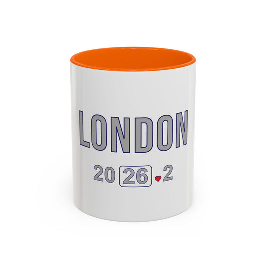 Personalized London Marathon 2026 Coffee Mug, 26.2 Runner Gift, Accented Tea Cup, Made in USA