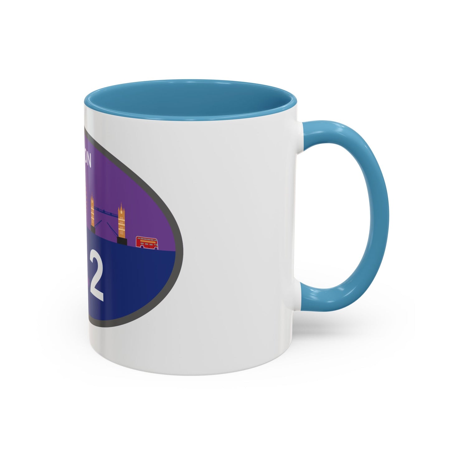 Personalized London Marathon Coffee Mug, 26.2 Marathon Gift for Runners, Accented Tea Cup, 11oz