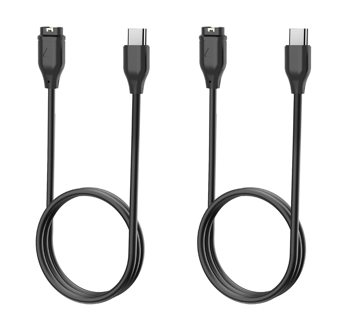 Garmin Charging/Data Cable and Adapter for Smart Watches and GPS Devices, 4-Pin USB-C Charger for Fenix, Forerunner, Approach, Venu, Instinct, Epix, Tactix, Vivoactive, And More