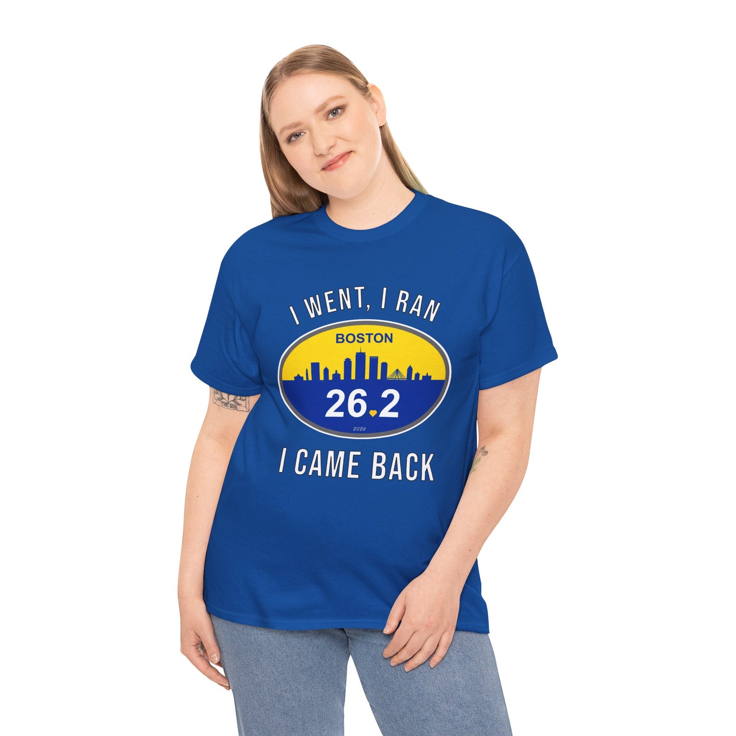 Boston Marathon 2026 Shirt - I Went I Ran I Came Back 26.2 T-Shirt - Funny Runner Finisher Gift