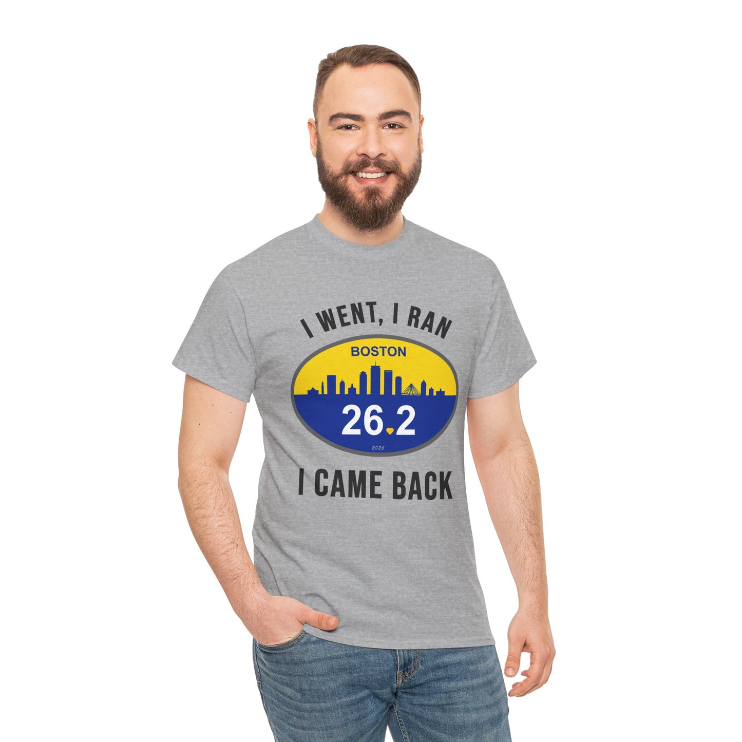Boston Marathon 2026 Shirt - I Went I Ran I Came Back 26.2 T-Shirt - Funny Runner Finisher Gift