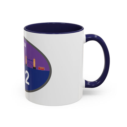 Personalized London Marathon Coffee Mug, 26.2 Marathon Gift for Runners, Accented Tea Cup, 11oz