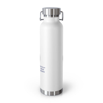 Personalized Tokyo Marathon Water Bottle, 22oz Stainless Steel Copper Insulated - Customized with Your Name and Finish Time