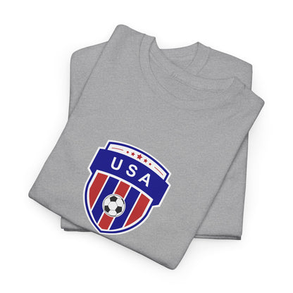 USA Soccer 2026 T-Shirt - Football Fan Team US Crest American Flag Tee