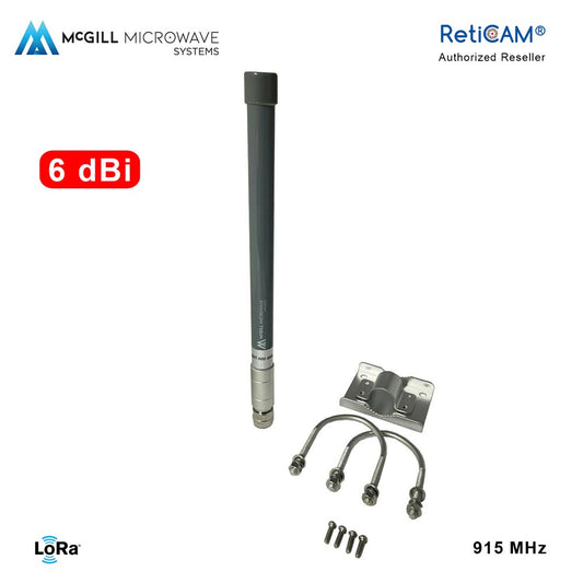 McGill Antenna Kit - Tuned 915MHz Omni Directional (6dBi, 7.5dBi, 9dBi) for LoraWan, IoT, Meshtastic