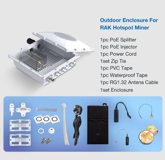 RAK Outdoor Enclosure for RAK & MNTD Helium Hotspot Miners