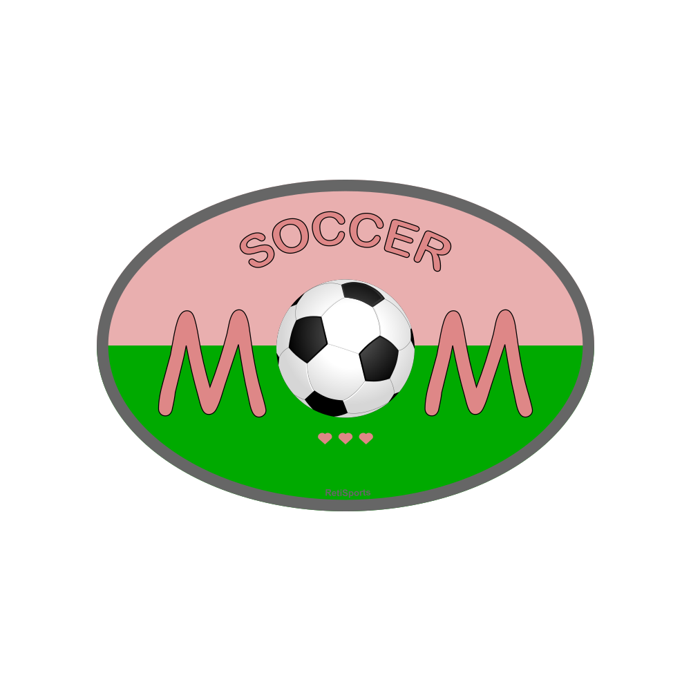 Soccer Mom Magnet for Cars and Refrigerators, Waterproof Vinyl, Indoor and Outdoor Use, 4x6 Inch