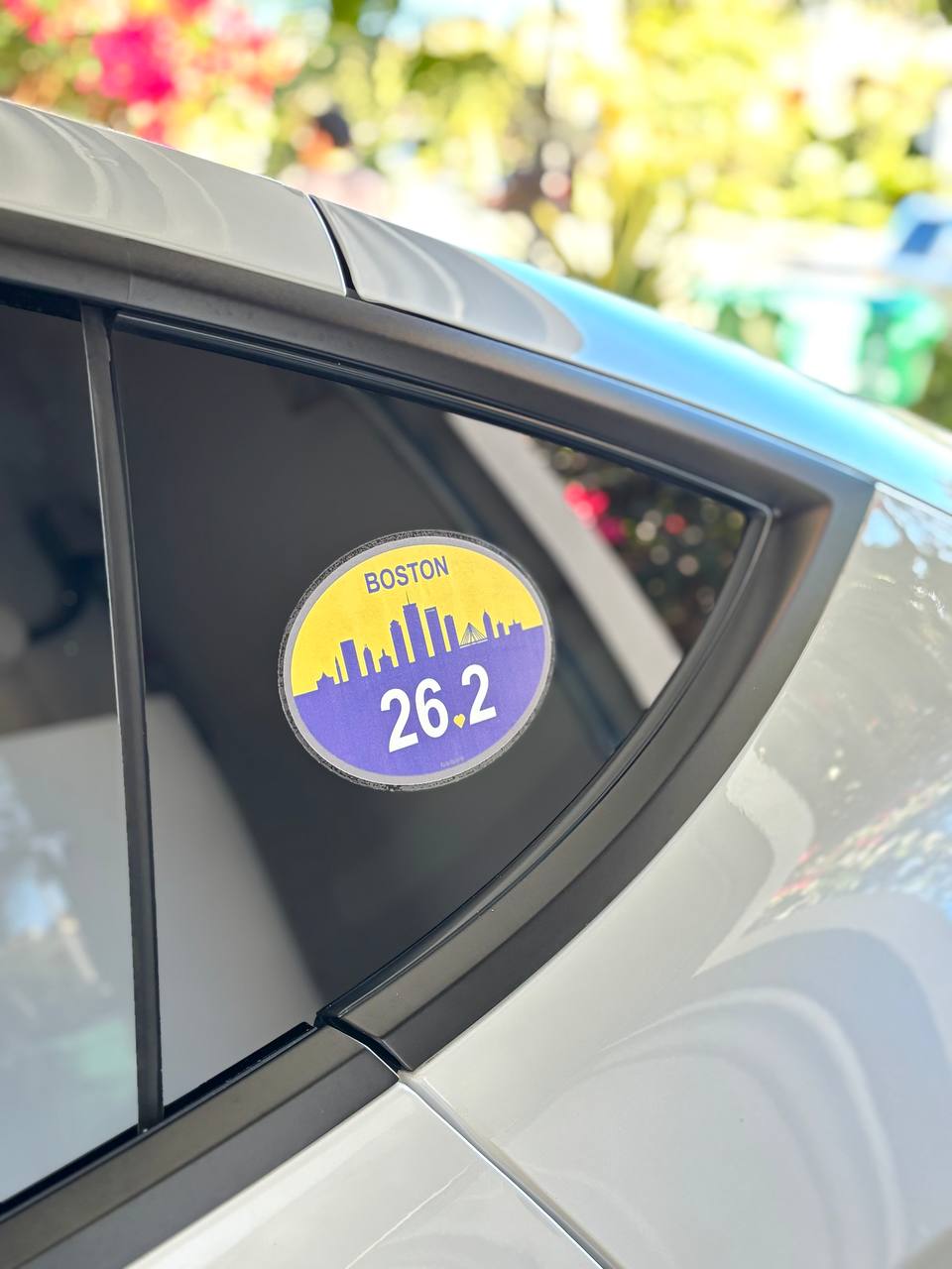 Marathon Magnet or Glue-Less Sticker, Large 4x6" Waterproof Runner Gift for Boston, New York, Chicago, London, Berlin, Tokyo, 26.2 and 13.1